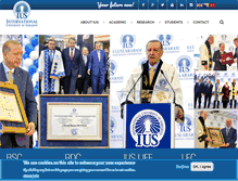 Tablet Screenshot of ius.edu.ba